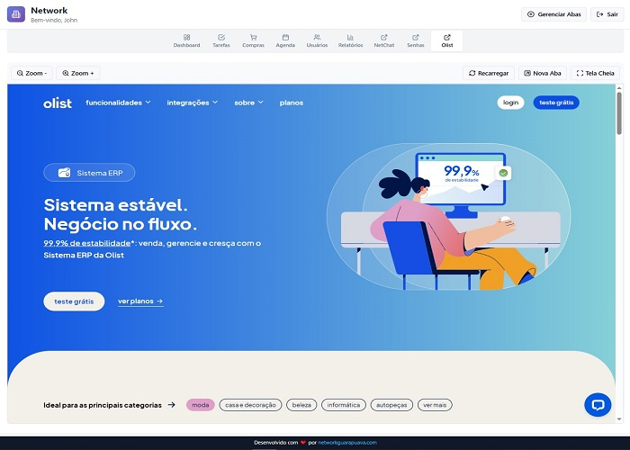 Abas Personalizáveis